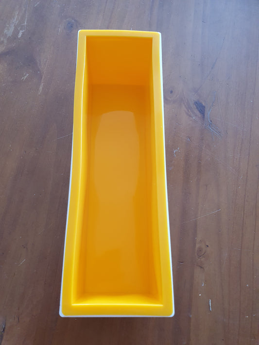 Rectangle Silicone Soap Mold with Plastic Box Flexible Liner