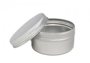 Silver Aluminium Jar and 82 mm Screw Cap - 200 ml