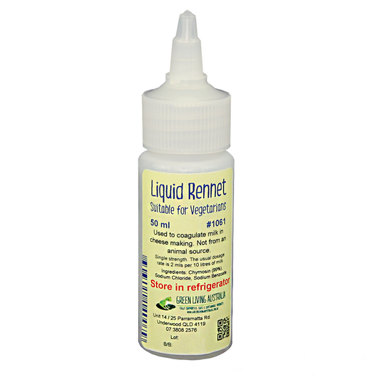 Vegetarian Liquid Rennet with Dropper Cap - 50 ml