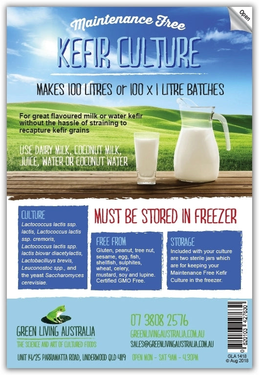 Maintenance Free Kefir Culture - 100 litre