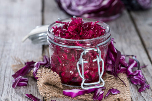 Fermented Red Cabbage; an easy first ferment