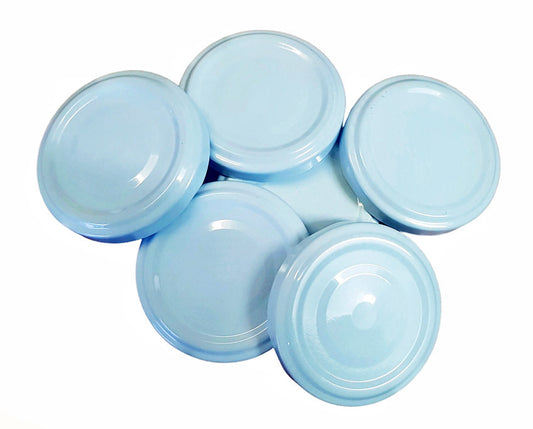 Lids - 50 x 53 mm Twist Top Lids - White - Pop Top Button