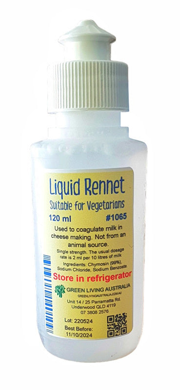 Liquid Rennet with Dropper Cap - 120 ml