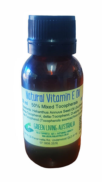 Natural Vitamin E Oil (50% Mixed Tocopherols) - 50 ml