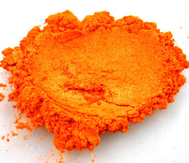 Saffron Orange Mica - 20 grams