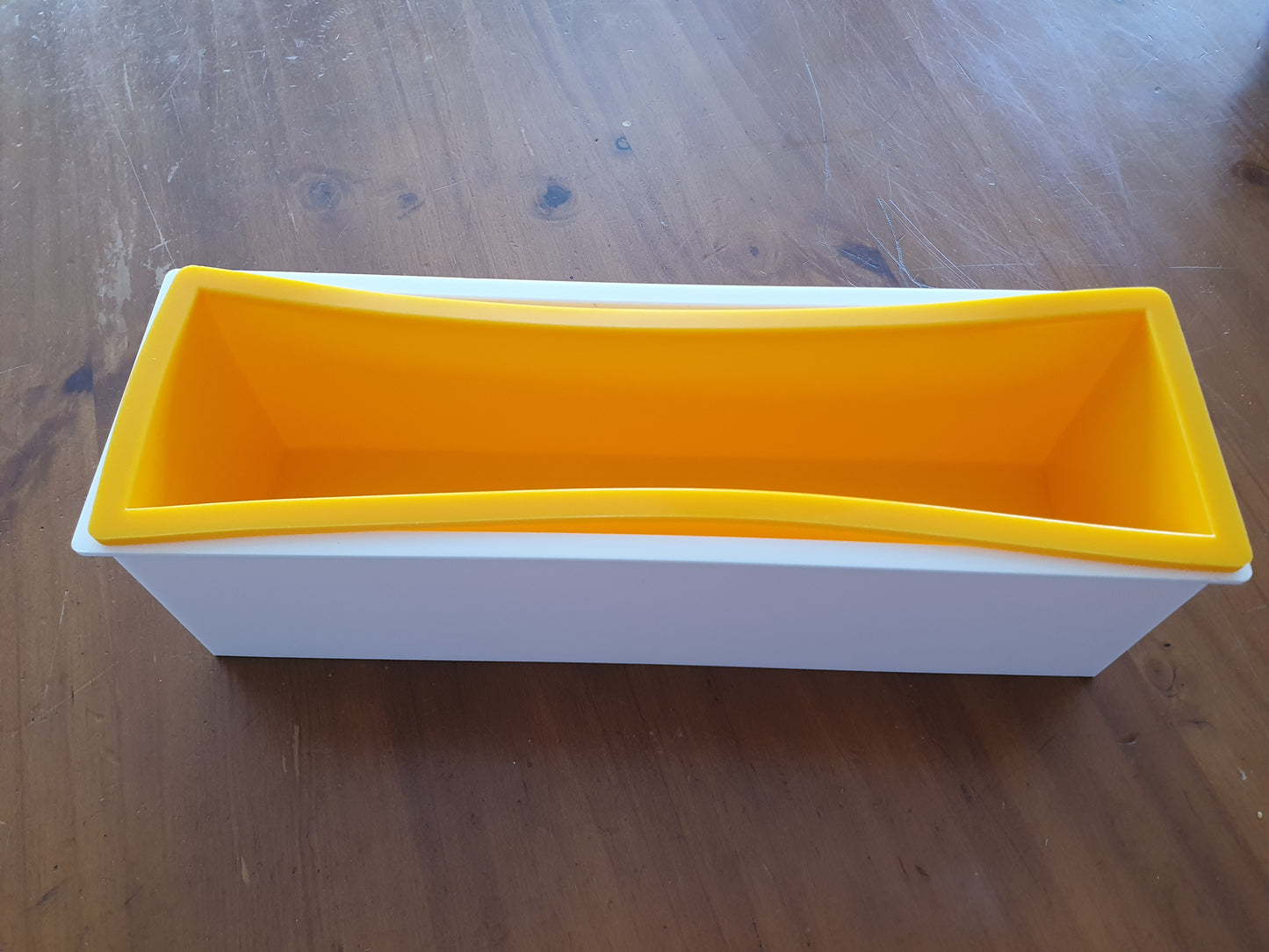 Rectangle Silicone Soap Mold with Plastic Box Flexible Liner