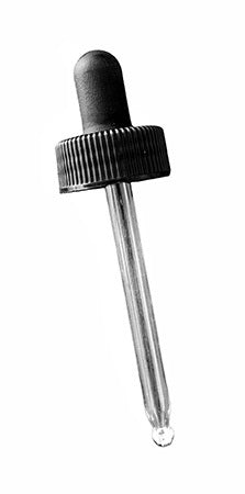 Dropper Cap - 24mm - Black
