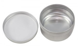 200 ml Silver Aluminium Jar and 82 mm Screw Cap