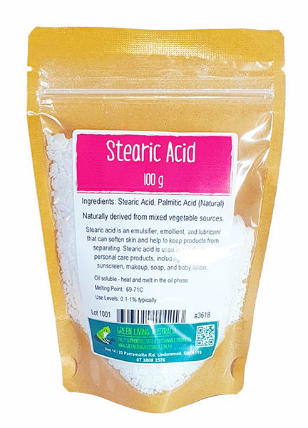 Stearic Acid Cosmetic Wax - 100 gram